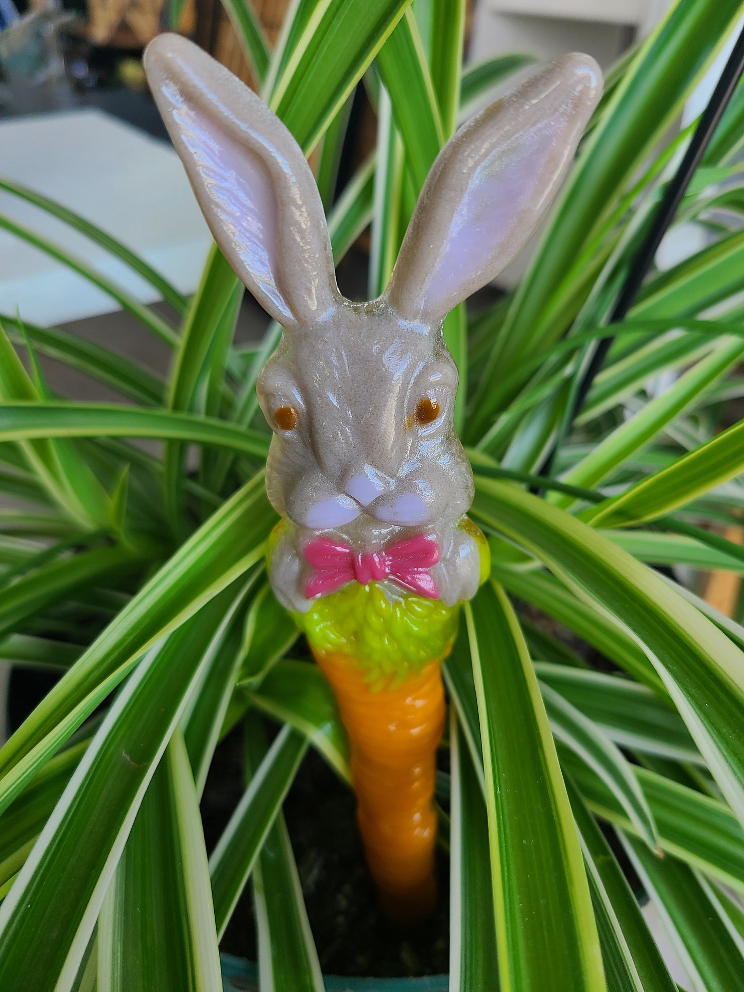 Boy Bunny Garden Stakes