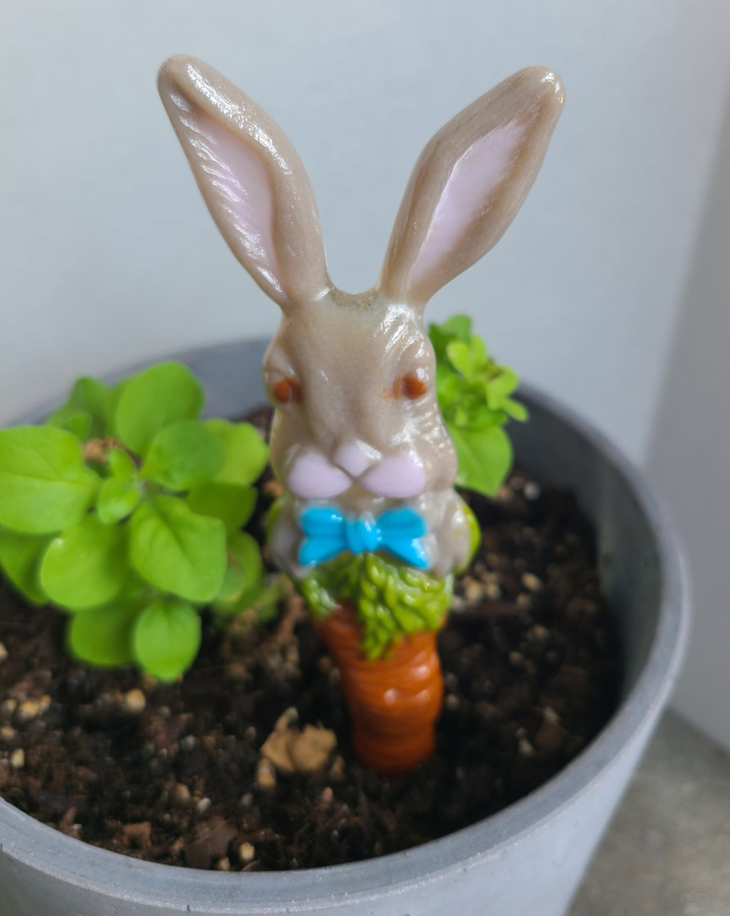 Boy Bunny Garden Stakes