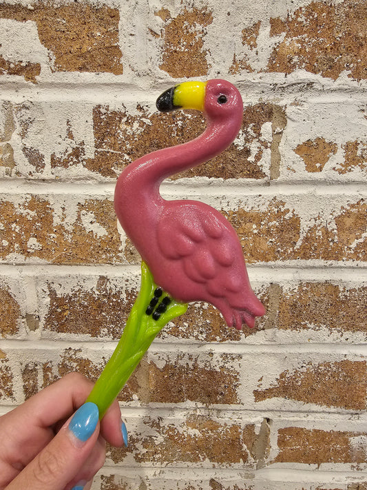 Flamingo Garden Stakes, Dark Pink