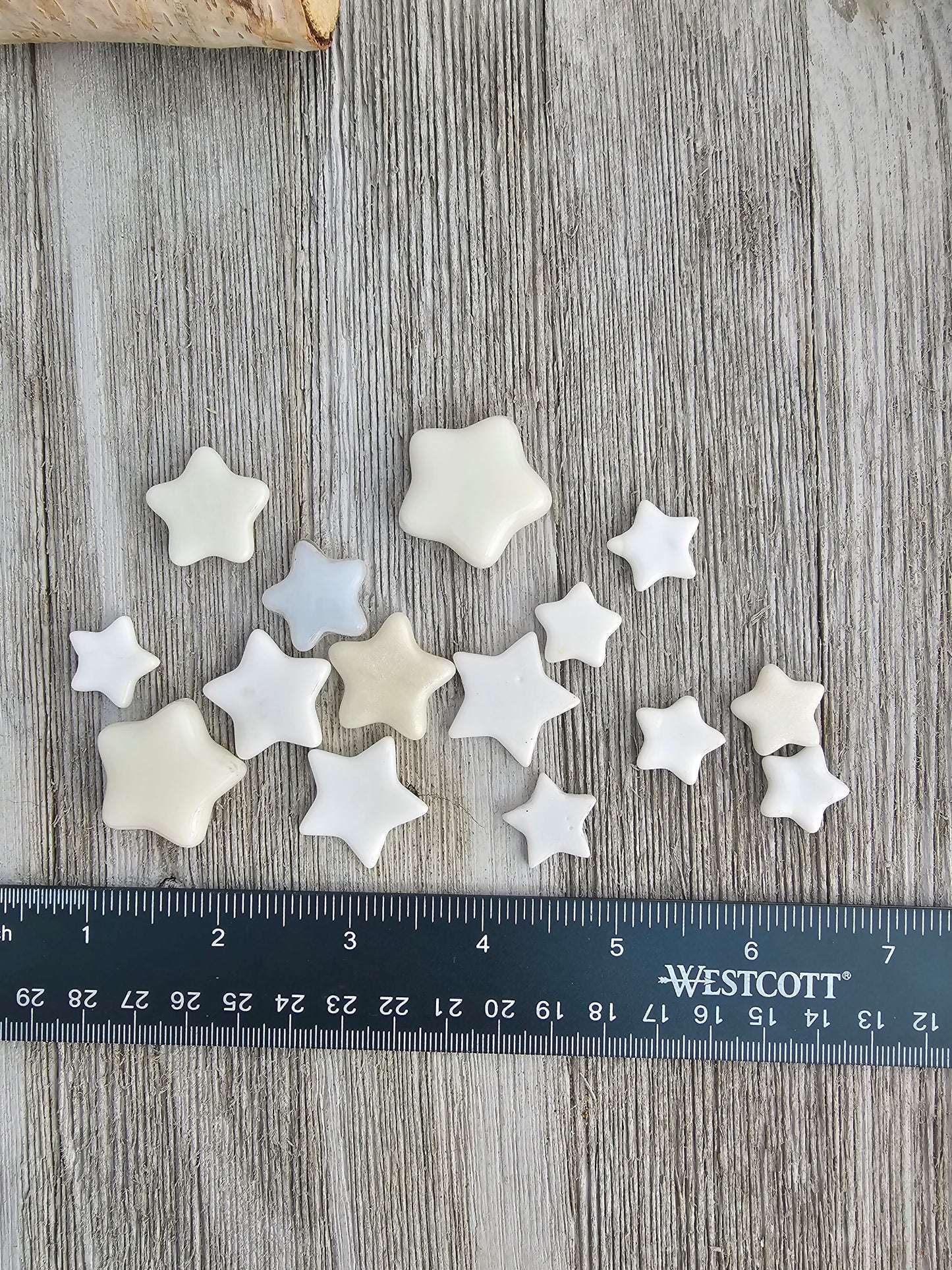 White Glass Stars, DIY Craft Supplies