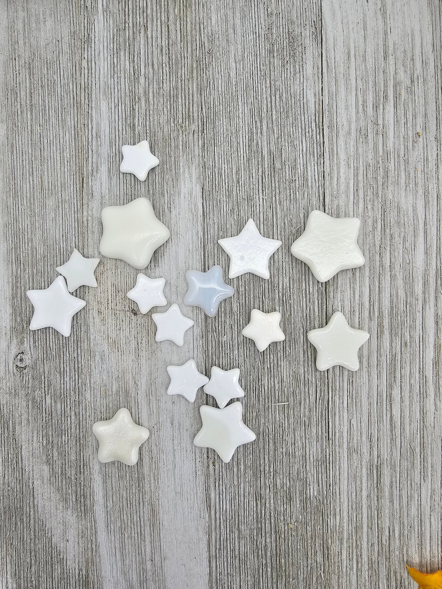 White Glass Stars, DIY Craft Supplies