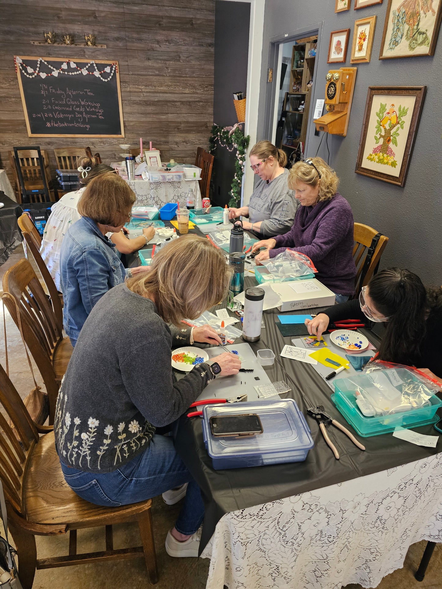 Fused Glass Workshop; Holiday Decor & Afternoon Tea