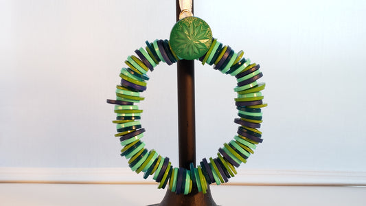 Button Wreath Ornament