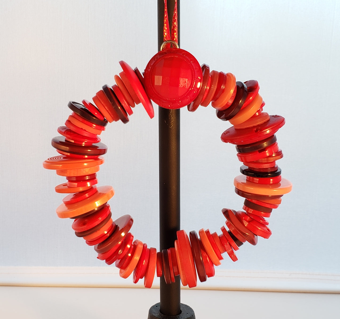 Button Wreath Ornament