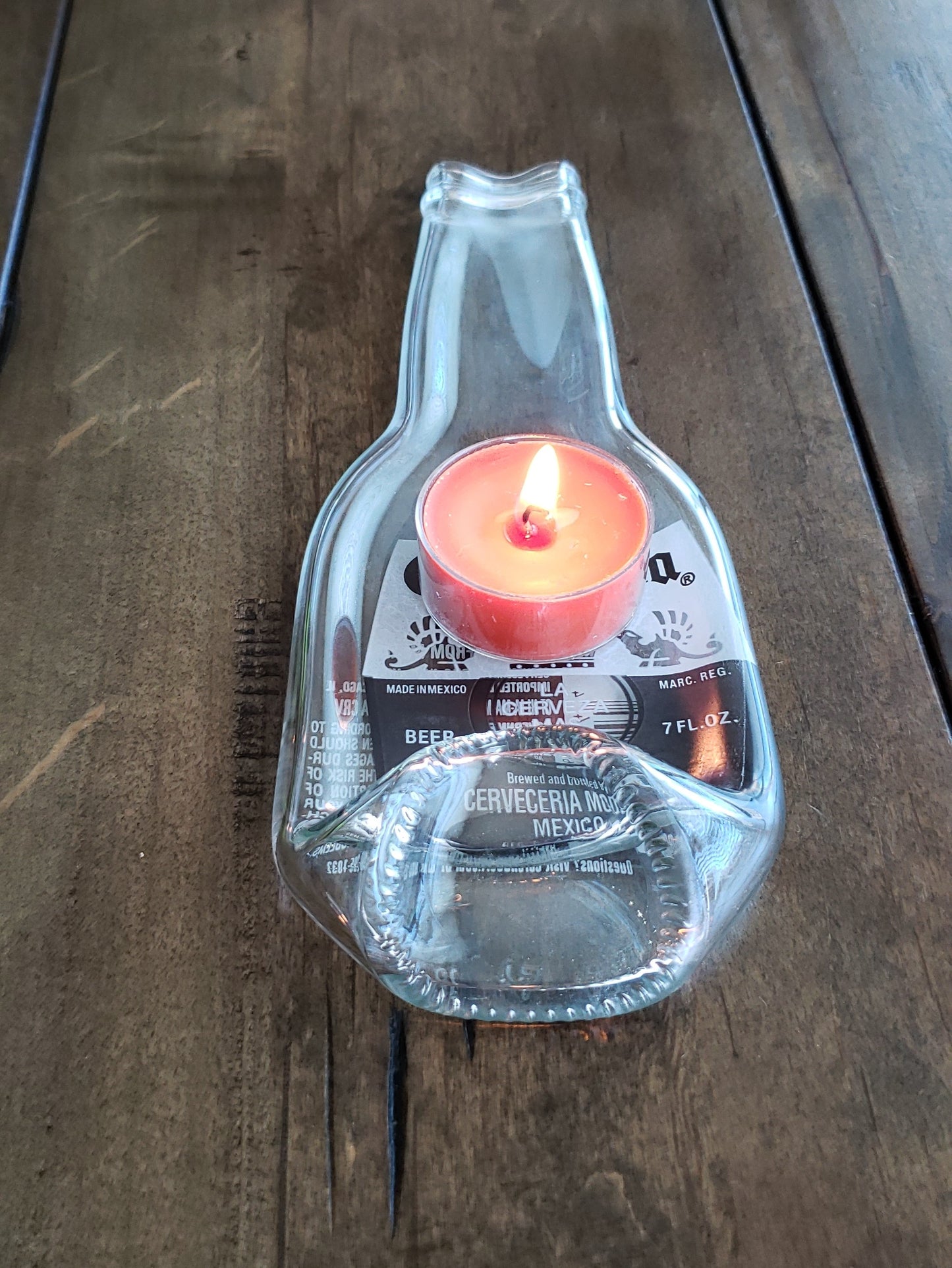 Slumped Corona Bottle