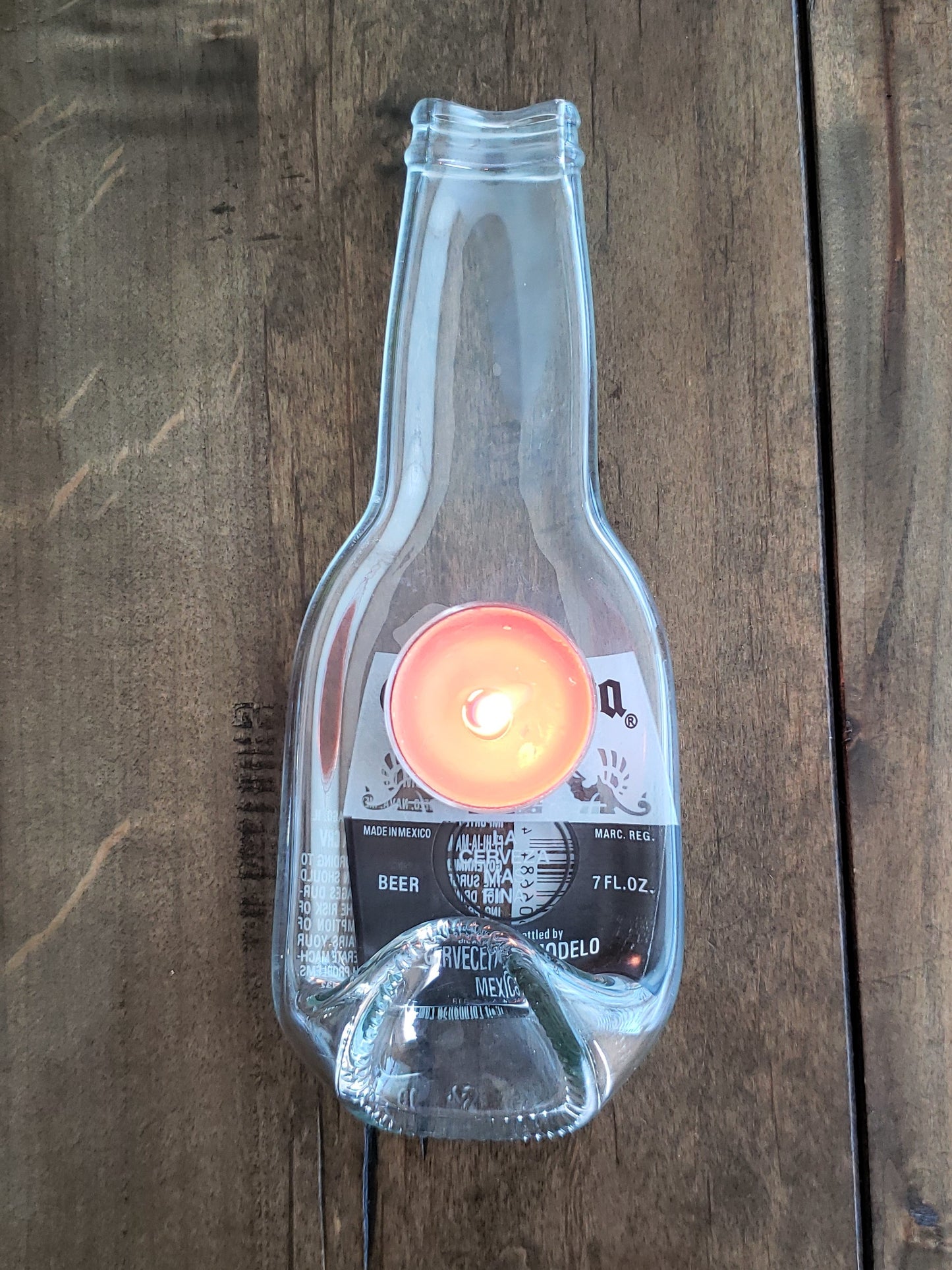 Slumped Corona Bottle