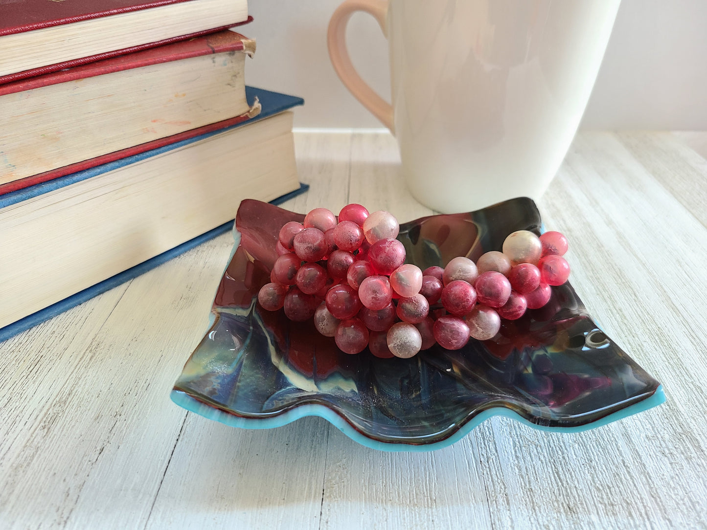 Glass Square Wavy Bowl