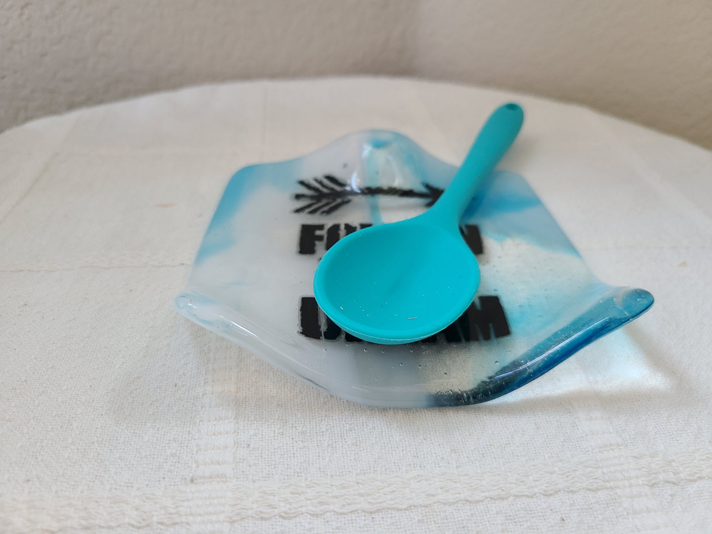 Glass Dish "Follow Your Dreams", Decorative Dish