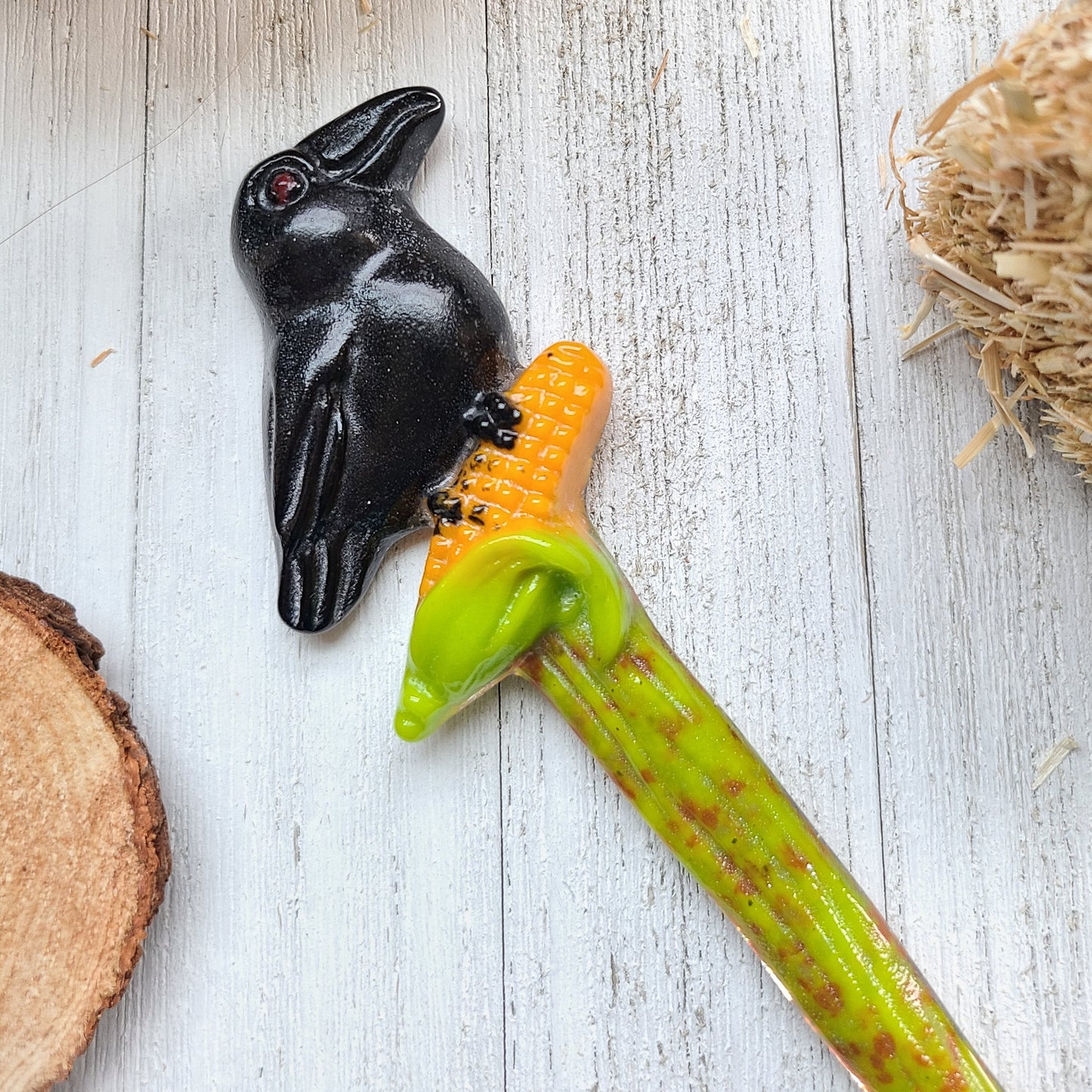 Crow Garden Stake