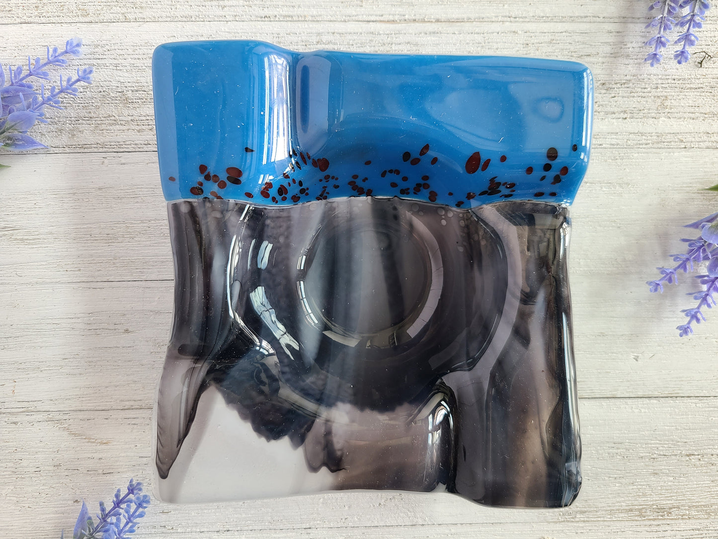 Square Glass Ashtray, Glass Bowl