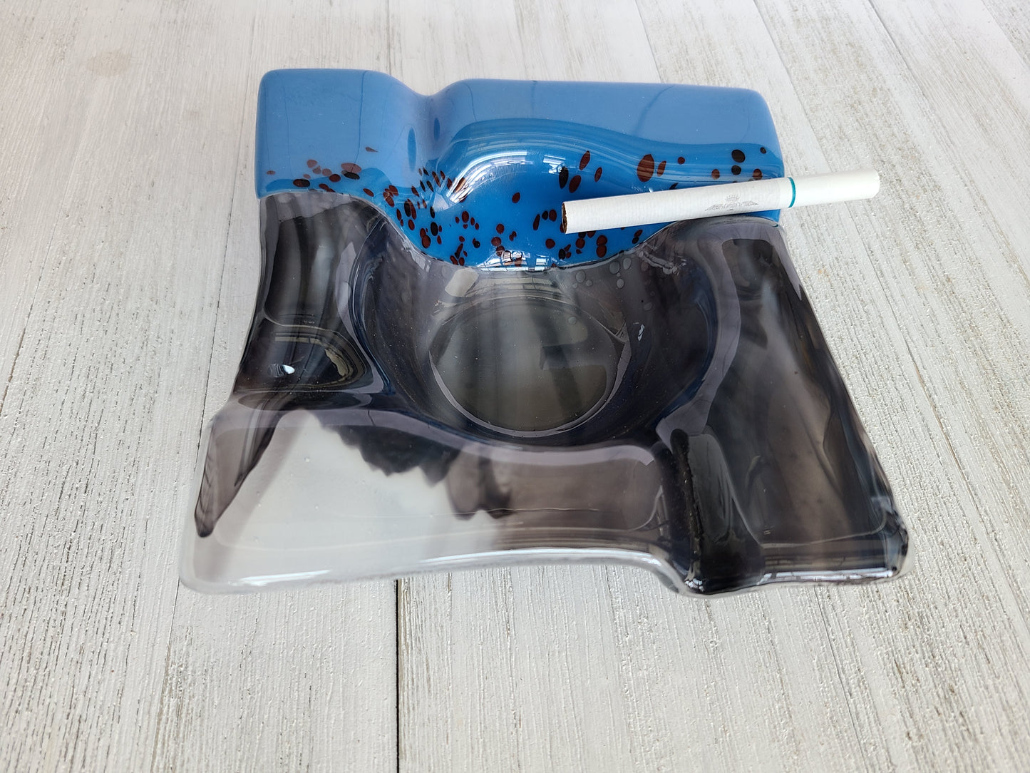 Square Glass Ashtray, Glass Bowl