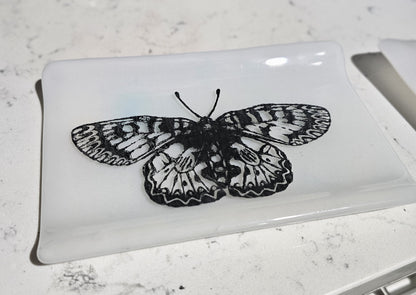 Butterfly Dish, Fused Glass Dish