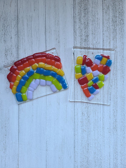 Fused Glass Rainbow Suncatcher Kit