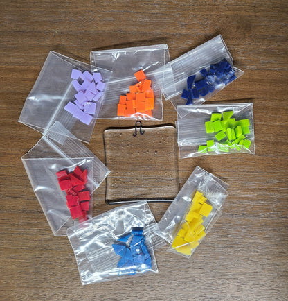 Fused Glass Rainbow Suncatcher Kit