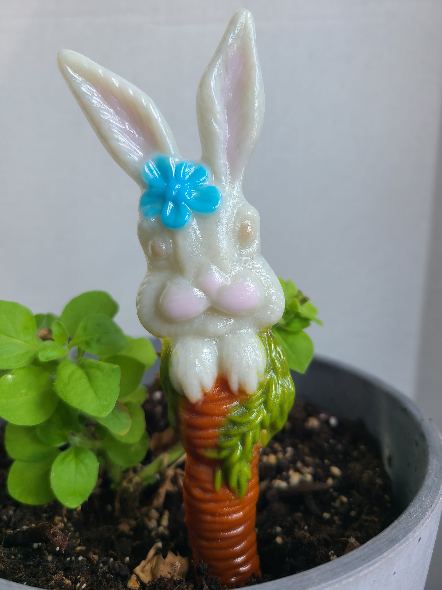 Girl Bunny Garden Stakes