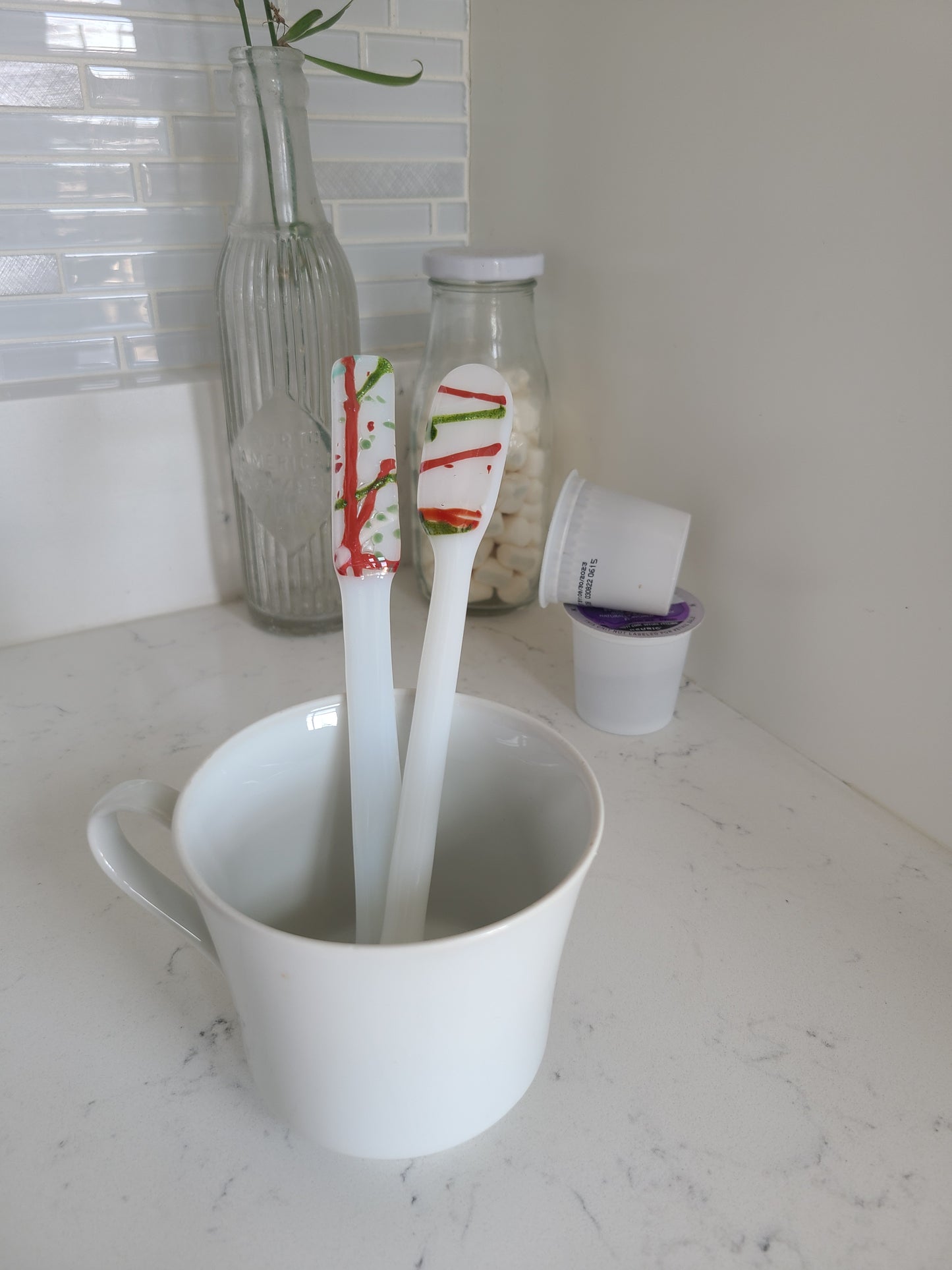 Swizzle Sticks, Drink Stirrers Holiday Color Palette