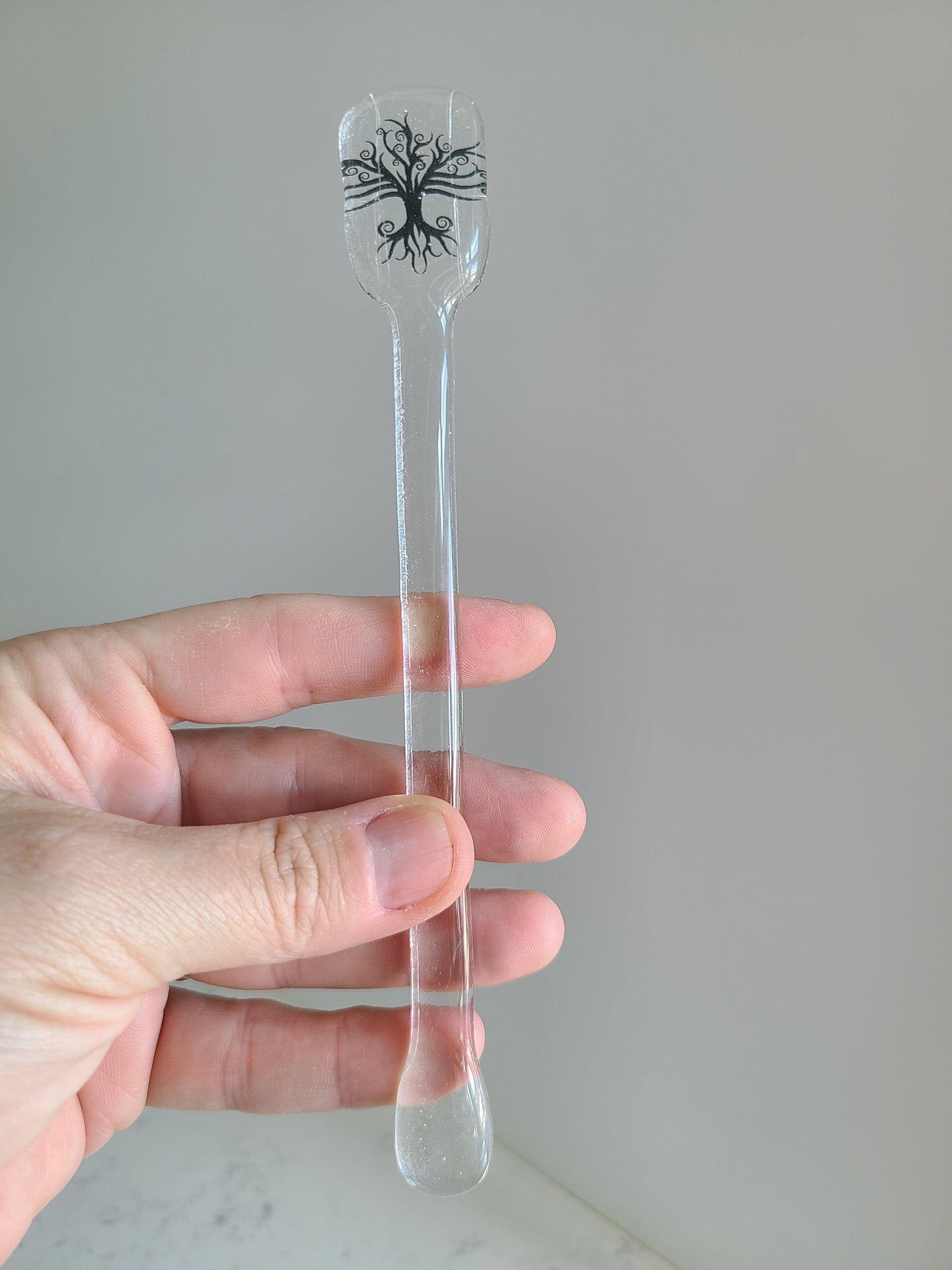 Swizzle Sticks, Tree Decal Drink Stirrers.