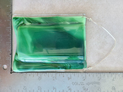 Wall Pocket Vase, Variegated Greens
